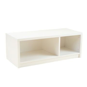 Juniper Bend Shoe Storage Bench - White