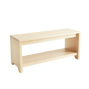 Pine Field Indoor Bench - Ivory (synthetic illustration; no displayed measurements)