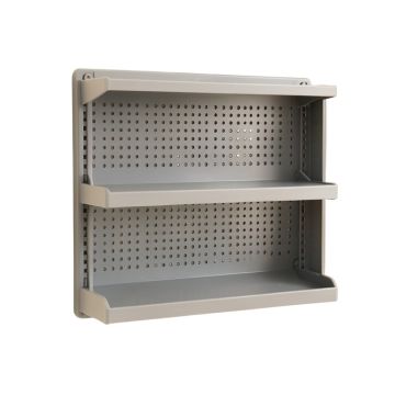 Ash Dale Empty Wall-Mounted Tool Organizer Panel - Gray