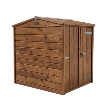Outdoor 2 Ft. 5 In . W X 2 Ft. D Solid Wood Horizontal Storage Shed