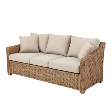 Michal Patio Sofa With Cushions