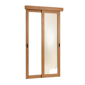 Frosted Glass Sliding Closet Door