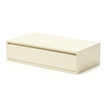 Moss Bend Desktop Monitor Riser - Ivory (synthetic illustration; no displayed measurements)
