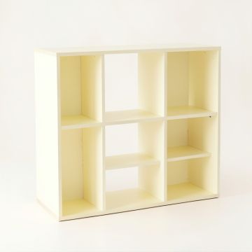 Alder Branch Desktop Shelving Unit - Ivory (synthetic illustration; no displayed measurements)