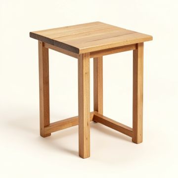 Keegan Solid Wood Side Table (synthetic illustration; no displayed measurements)