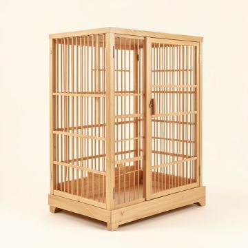 Lucille Aviary Free Standing Bird Cage With Food Access Door (synthetic illustration; no displayed measurements)