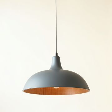 Pine Dale Pendant Light Suspended From One Plain Cable - Gray (synthetic illustration; no displayed measurements)