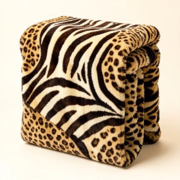 Lili Animal Nature Faux Throw (synthetic illustration; no displayed measurements)