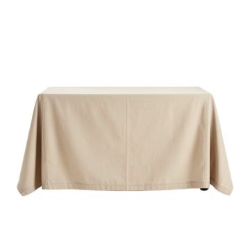 Moss Crest Flat Bed Sheet - Beige