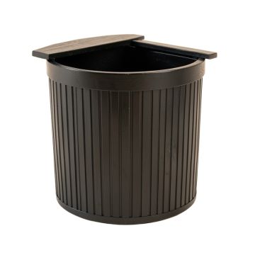 Cliff Bluff Closed Garden Compost Bin - Black