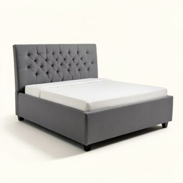 Albee Tufted Upholstered Low Profile Standard Bed (synthetic illustration; no displayed measurements)