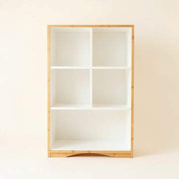 Alder Crossing Freestanding Bookcase - White (synthetic illustration; no displayed measurements)