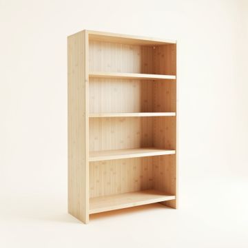 Meadow Bend Freestanding Bookcase - Ivory (synthetic illustration; no displayed measurements)