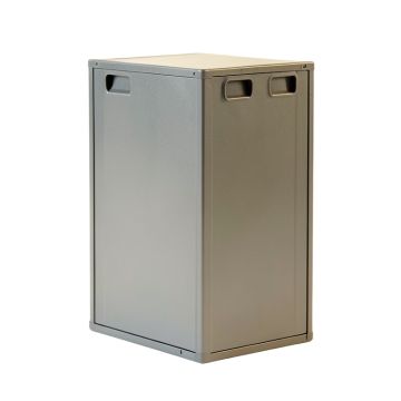 Moss Arc Closed Outdoor Storage Box - Gray