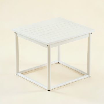 Birch Bluff Compact Balcony Table - White (synthetic illustration; no displayed measurements)