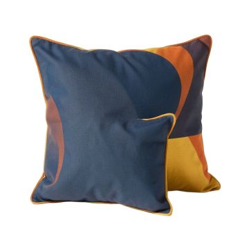 Lemon Seaweed Indoor/Outdoor , Removable Cover Pillow , Large & 1 Lumbar Pillow