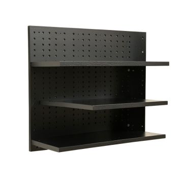 Holly Bend Empty Wall-Mounted Tool Organizer Panel - Black
