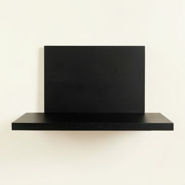 Flint Bluff Wall-Mounted Shelf - Black (synthetic illustration; no displayed measurements)