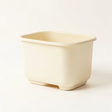 Alder Crest Empty Raised Planter - Ivory (synthetic illustration; no displayed measurements)