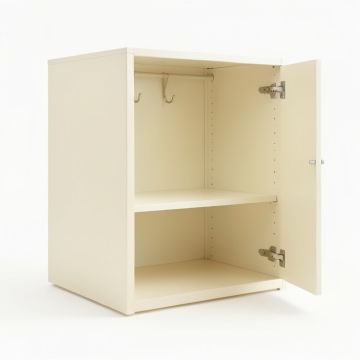 Sage Bend Empty Mug-Storage Cabinet Insert - Cream (synthetic illustration; no displayed measurements)