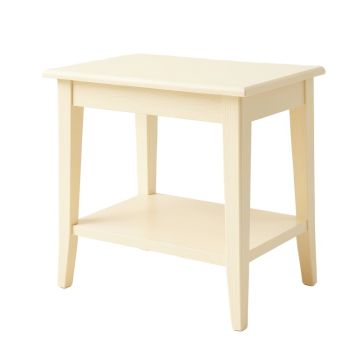 Ash Falls Side Table - Cream (synthetic illustration; no displayed measurements)