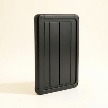 Bay Bluff Narrow Outdoor Storage Bench - Black (synthetic illustration; no displayed measurements)