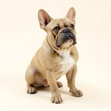 Abbotstown French Bulldog Statue (synthetic illustration; no displayed measurements)