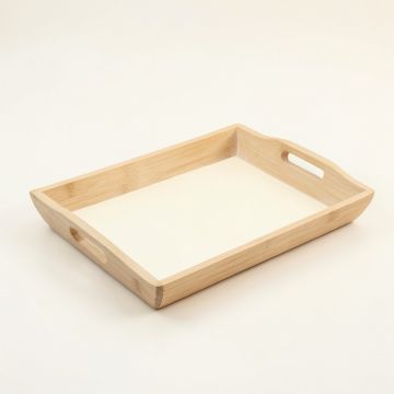 Brook Bridge Serving Tray - Cream (synthetic illustration; no displayed measurements)