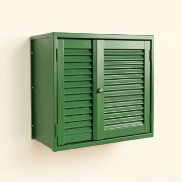 Glen Canyon Wall-Mounted Entry Cabinet - Green (synthetic illustration; no displayed measurements)