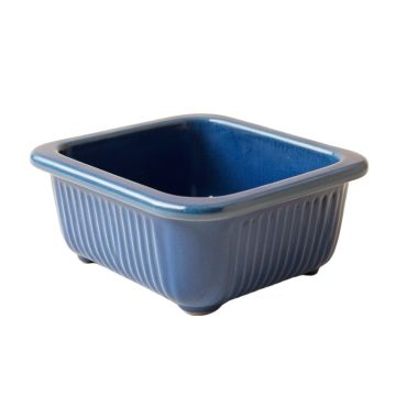 Summit Brook Empty Railing Planter With Integral Brackets - Blue (synthetic illustration; no displayed measurements)