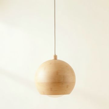 Heath Canyon Pendant Light Suspended From One Plain Cable - Beige (synthetic illustration; no displayed measurements)