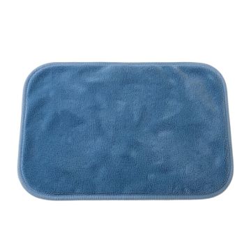 Dune Edge Bath Mat - Blue