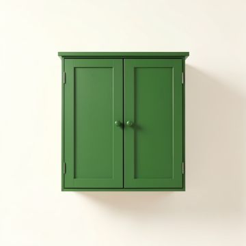 Summit Bluff Wall-Mounted Laundry Cabinet - Green (synthetic illustration; no displayed measurements)
