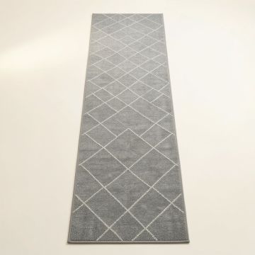 Holly Bridge Narrow Runner Rug - Gray (synthetic illustration; no displayed measurements)