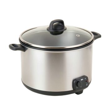Nesco 6 Qt . Stainless Steel Digital Slow Cooker
