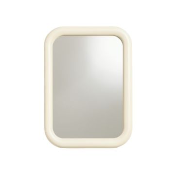 Sage Arc Framed Wall Mirror - Ivory