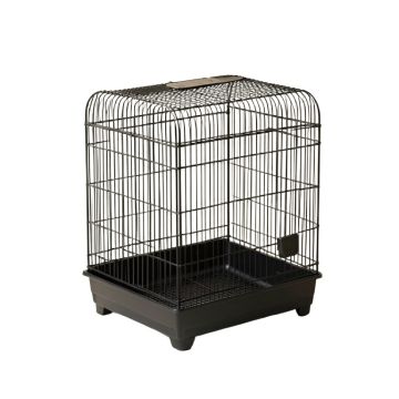 23.62 '' Iron Play Top Floor Bird Case With Perch