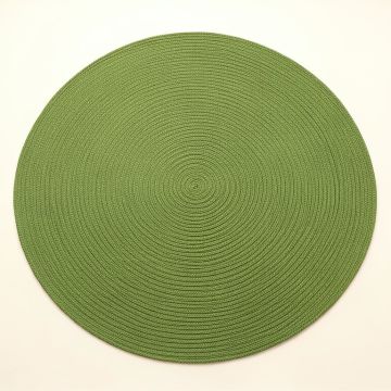 Ridge Canyon Round Area Rug - Green (synthetic illustration; no displayed measurements)