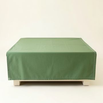 Olive Edge Flat Bed Sheet - Green (synthetic illustration; no displayed measurements)