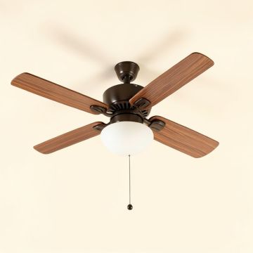 52 '' Rankins 5 - Blade Standard Ceiling Fan With Light Kit Included (synthetic illustration; no displayed measurements)