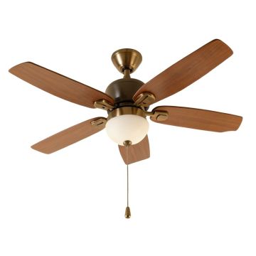 52 '' Carruthers 5 - Blade Standard Ceiling Fan With Light Kit Included