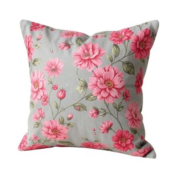 Pixley Flower Girl Mexican Art Colorful Pillow Cover