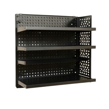 Laurel Dale Empty Wall-Mounted Tool Organizer Panel - Black