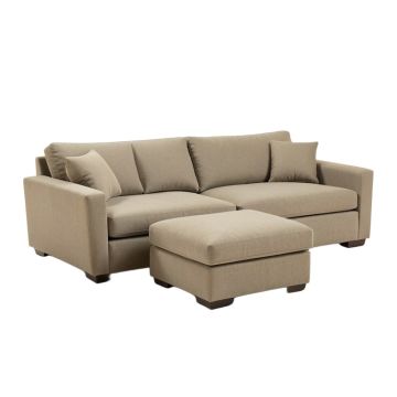 Fontaine 104 '' Wide Sofa & Chaise With Ottoman