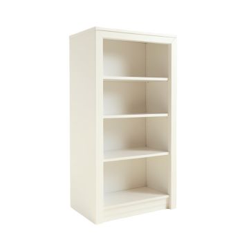 Slate Canyon Freestanding Bookcase - White