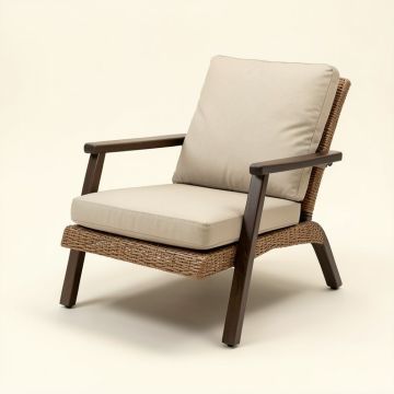 Hagler Patio Chair With Cushion (synthetic illustration; no displayed measurements)
