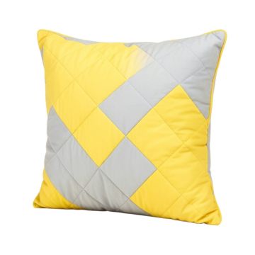 Cou Quilted Square Pillow Cover & Insert
