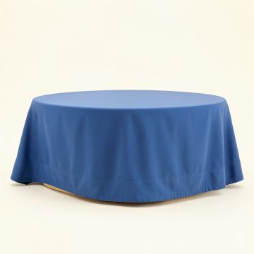 Summit Crossing Flat Bed Sheet - Blue (synthetic illustration; no displayed measurements)