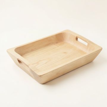 Laurel Crossing Serving Tray - Beige (synthetic illustration; no displayed measurements)