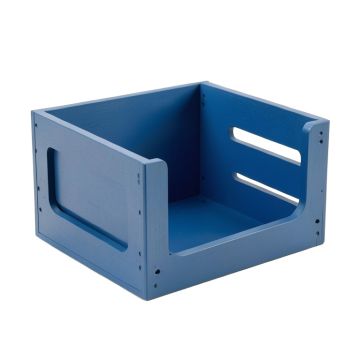 Alder Crest Empty Furniture-Style Pet Crate - Blue